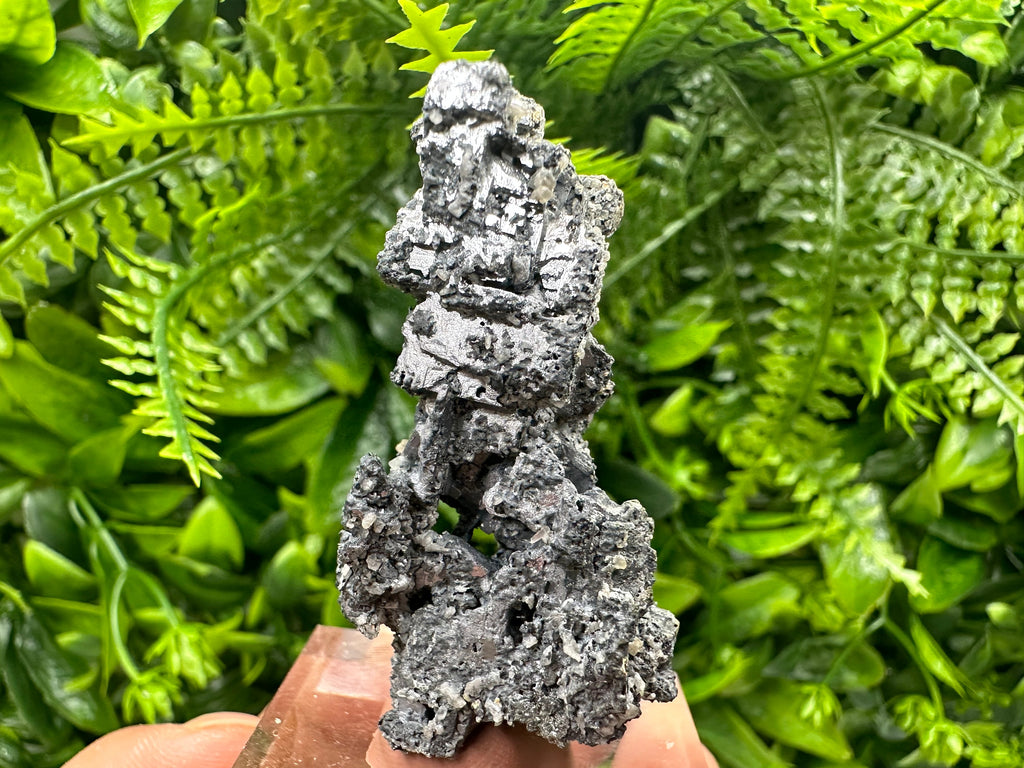 Rare Skeletal Galena Cluster, Bulgaria Mineral Specimen