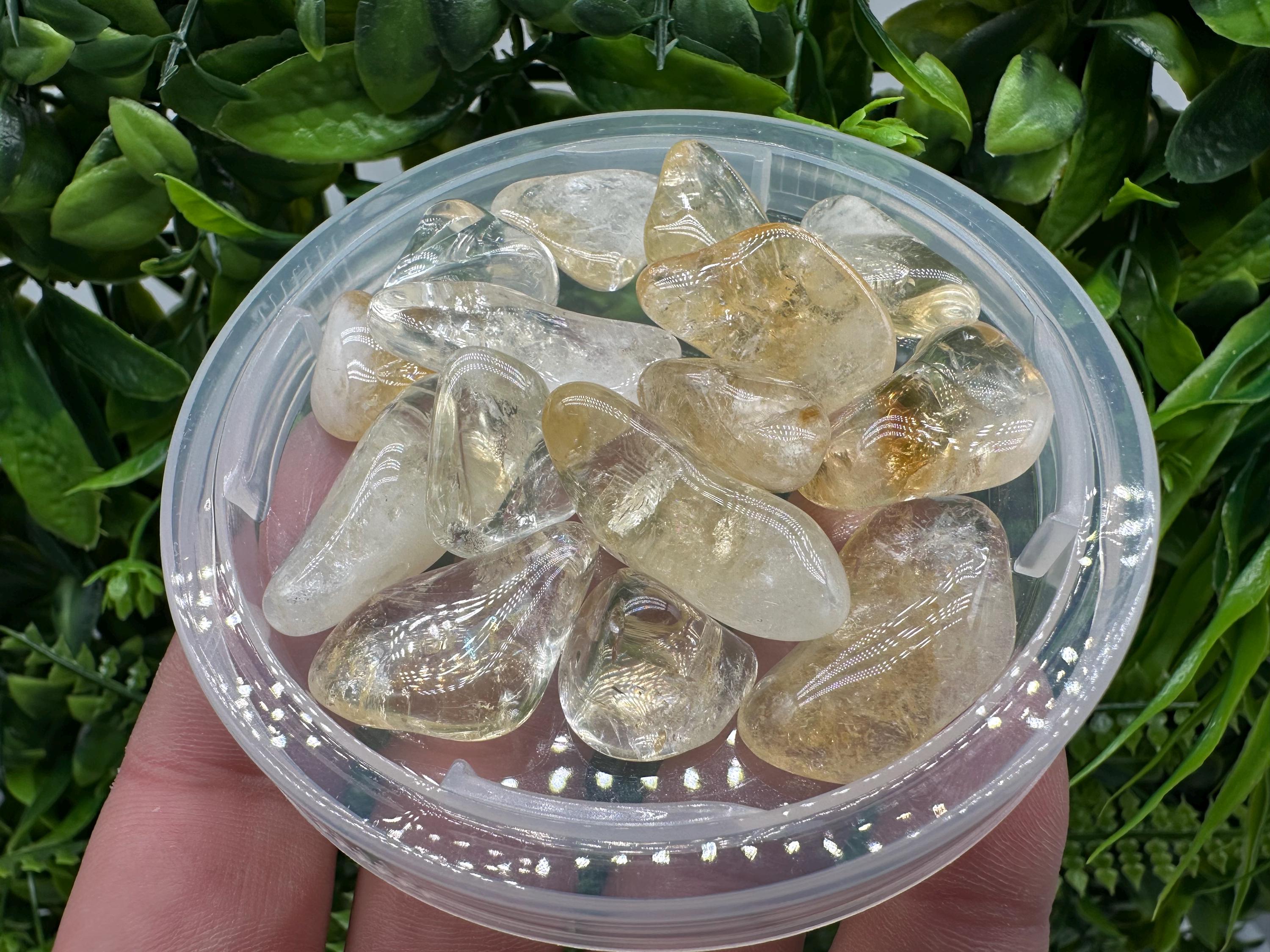 Citrine Tumbled Stone: Healing Crystal Gemstone