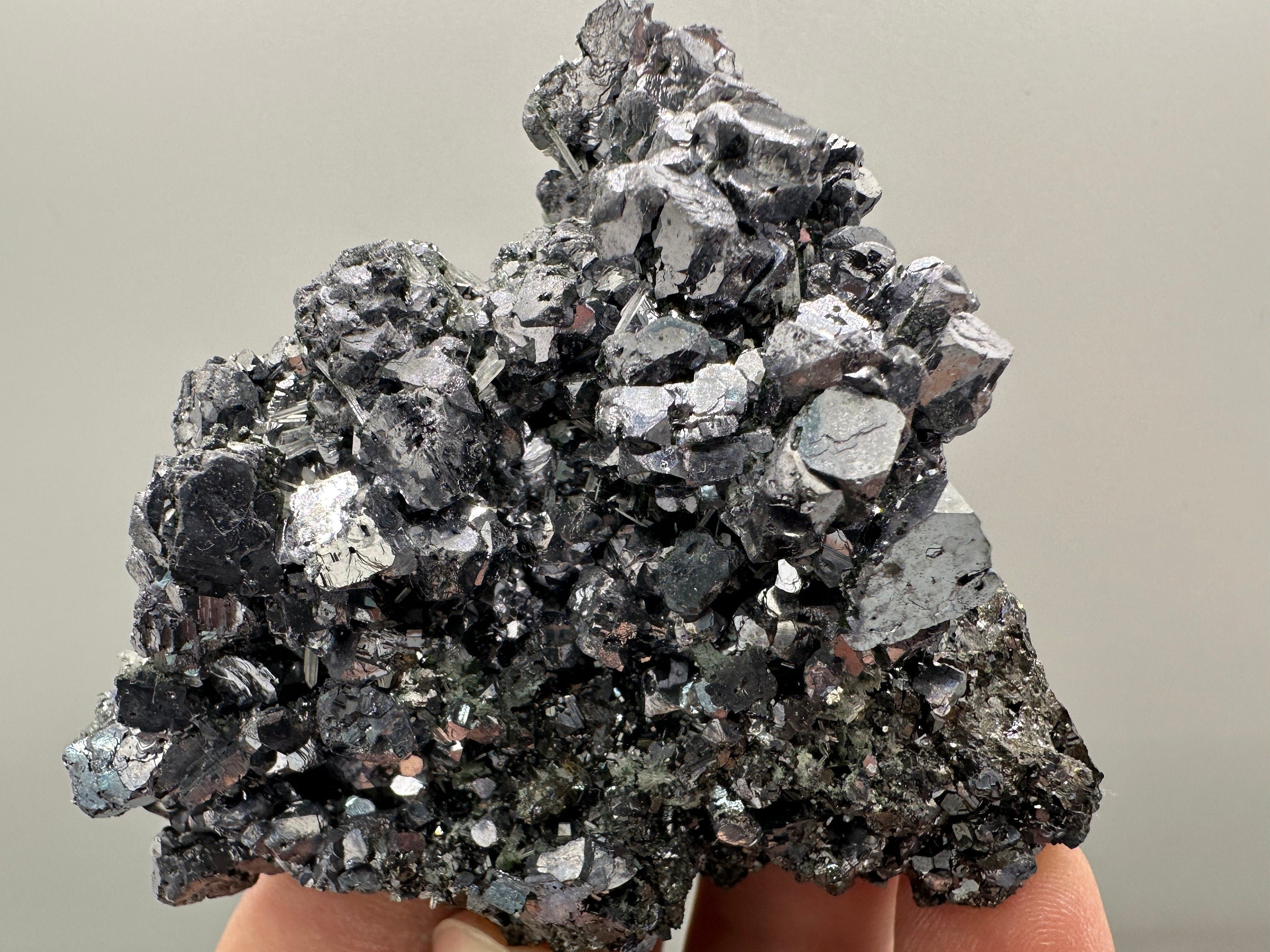 Shiny Galena on Sphalerite, Borieva Mine, Bulgaria