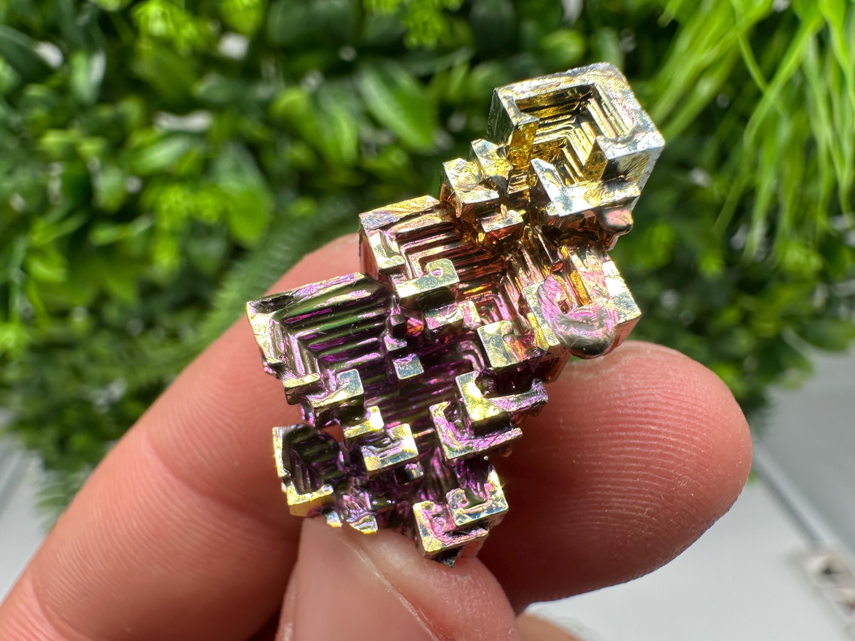 Rainbow Bismuth Crystal: Rare Gemstone Specimen,wholesale Bismuth