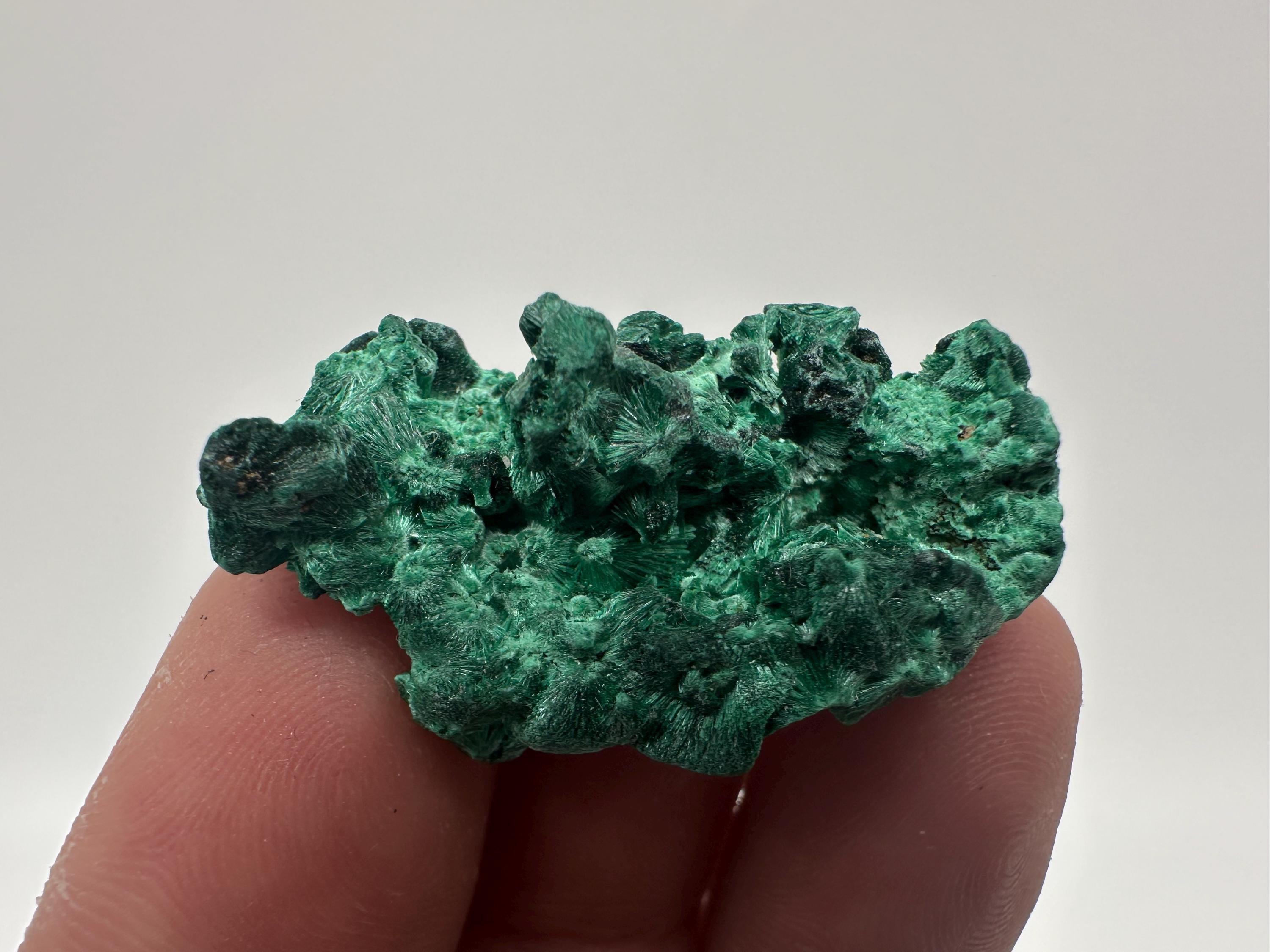Green Polished Malachite Crystal, Congo Minerals Specimen