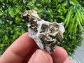 Rainbow Pyrite with Calcite, Natural Crystal Mineral Specimen, Borieva Bulgaria