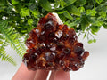 Brazilian Citrine Crystal Cluster with Hematite Inclusions