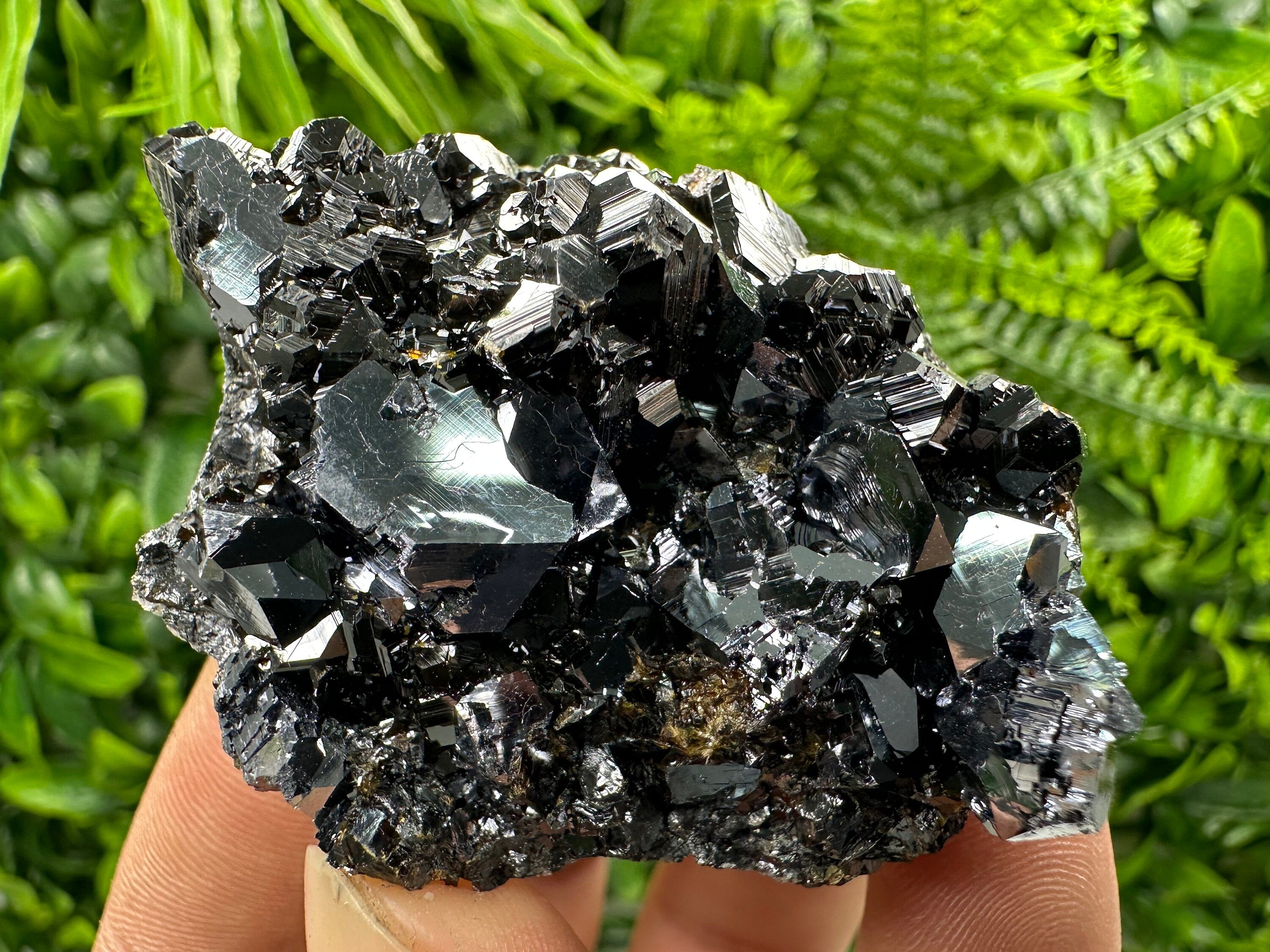 Shiny Galena with Black Sphalerite: Natural Mineral Decor (6/5/4cm)