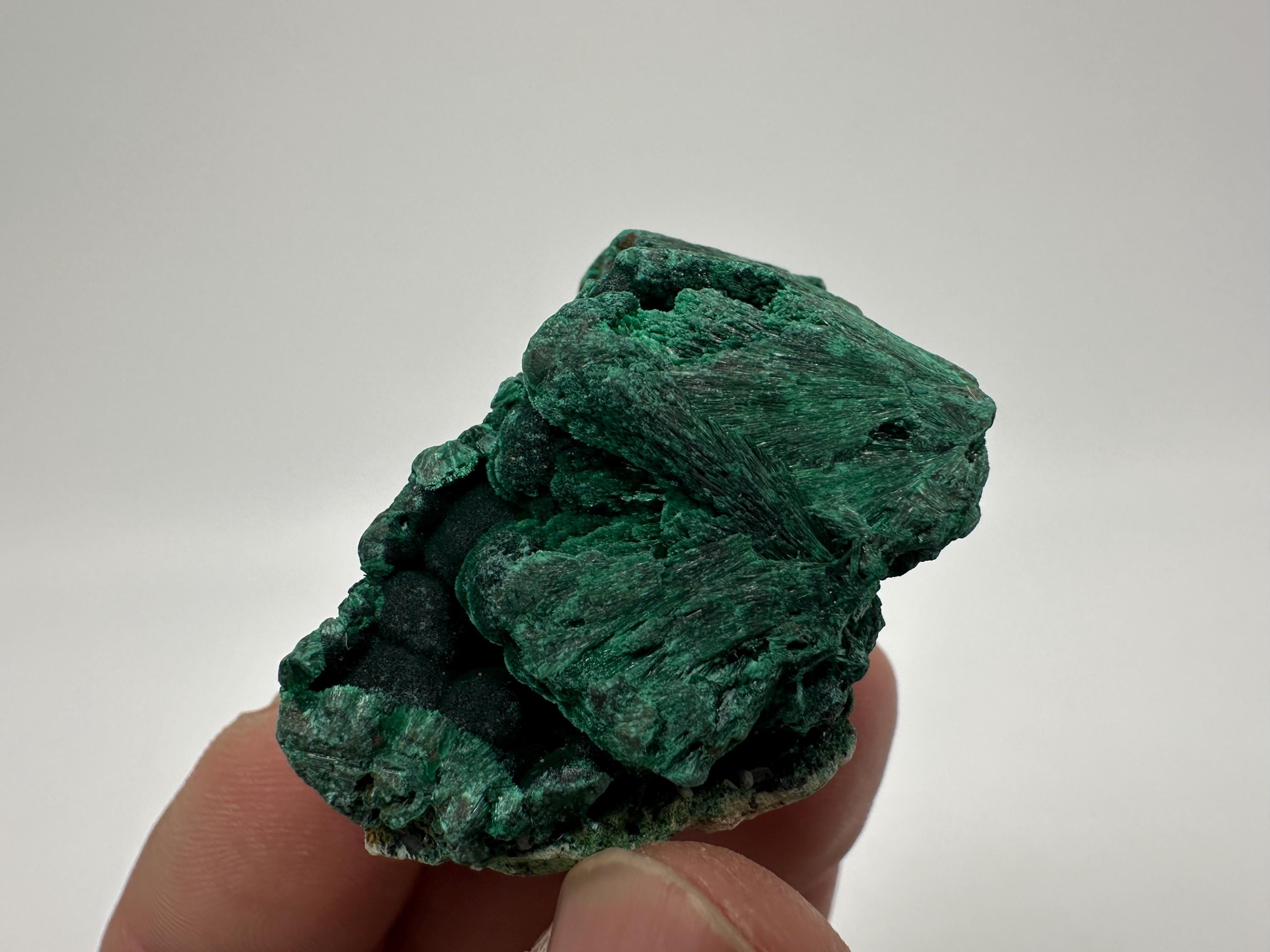 Green Polished Malachite Crystal, Congo Minerals, Chakra Stone
