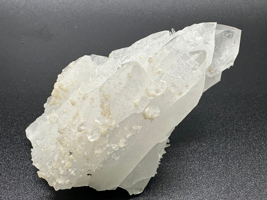 Milky Quartz with Calcite: Kryshev Dol Mine, Bulgaria