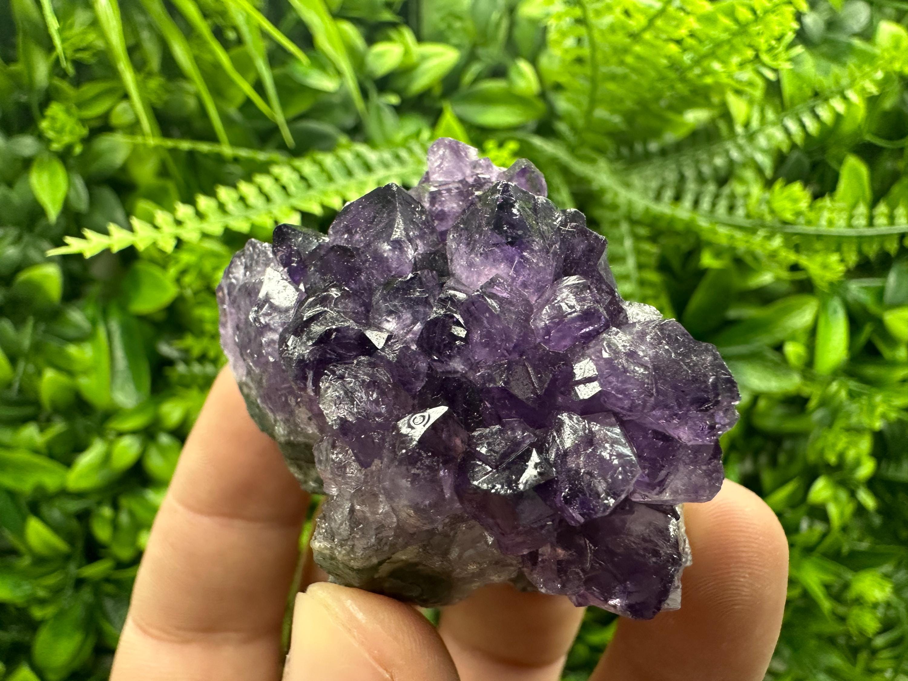 Uruguayan Amethyst Cluster, Purple Quartz Crystal, Home Decor