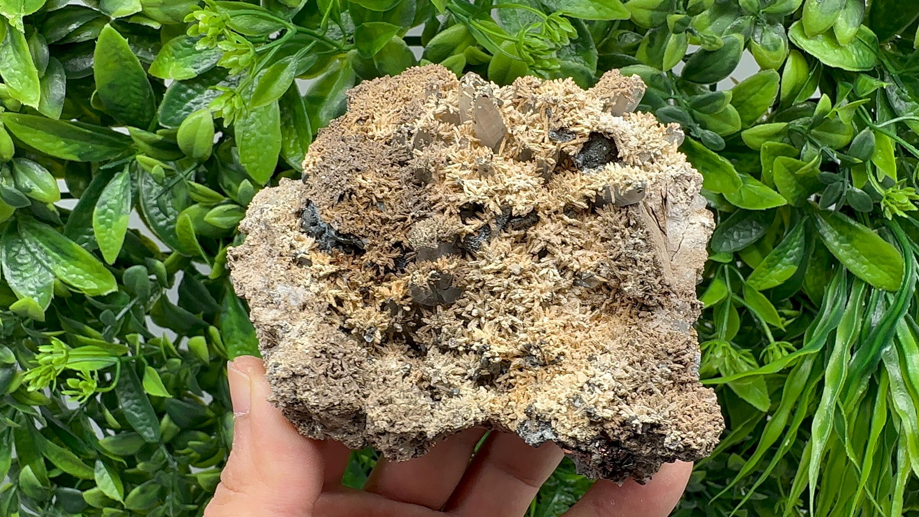 Wonderful and Rare Calcite on Matrix,from 9th September mine,Bulgaria,natural minerals souvenir,gift,home decor,collection Calcite cluster