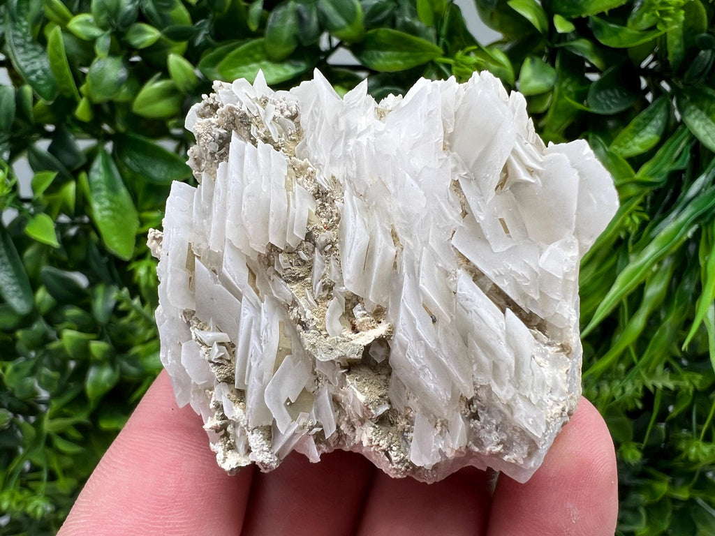 Calcite on Chalcedony Mineral Specimen, Bulgaria Home Decor Stone