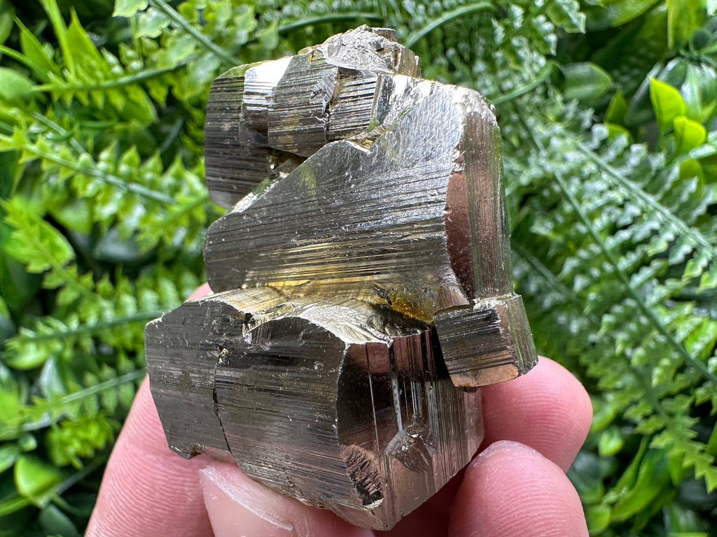 Natural Pyrite Crystal: Shiny Fool's Gold Mineral Souvenir
