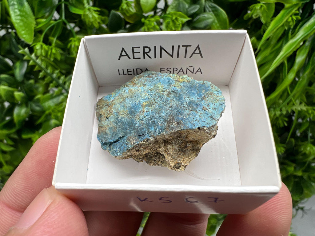 Rare Raw Aerinite Crystal, Mineral Specimen from Lleida, Spain