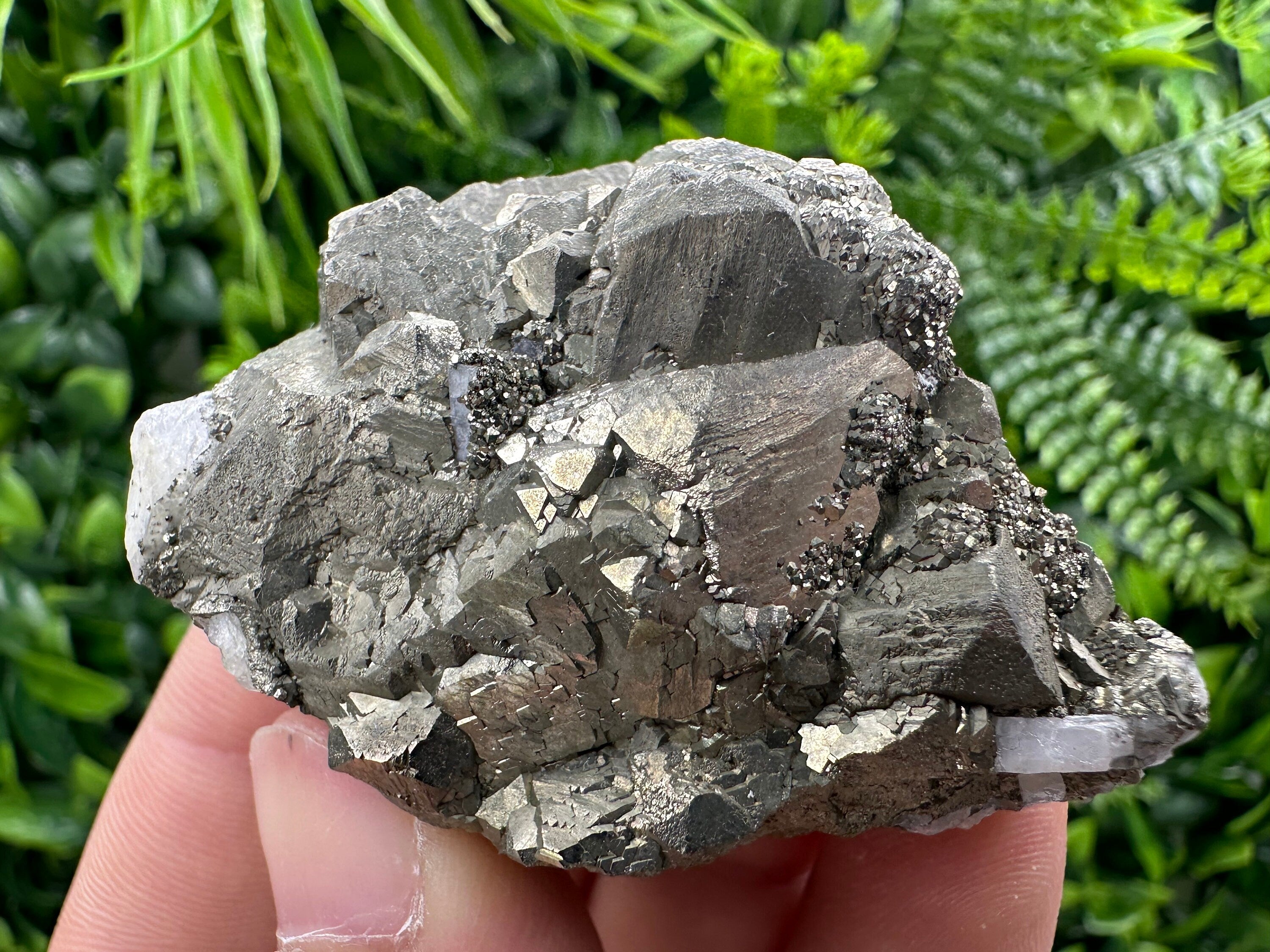 Rare Pyrite Cluster: Androvo Mine, Bulgaria (6/5/3cm)