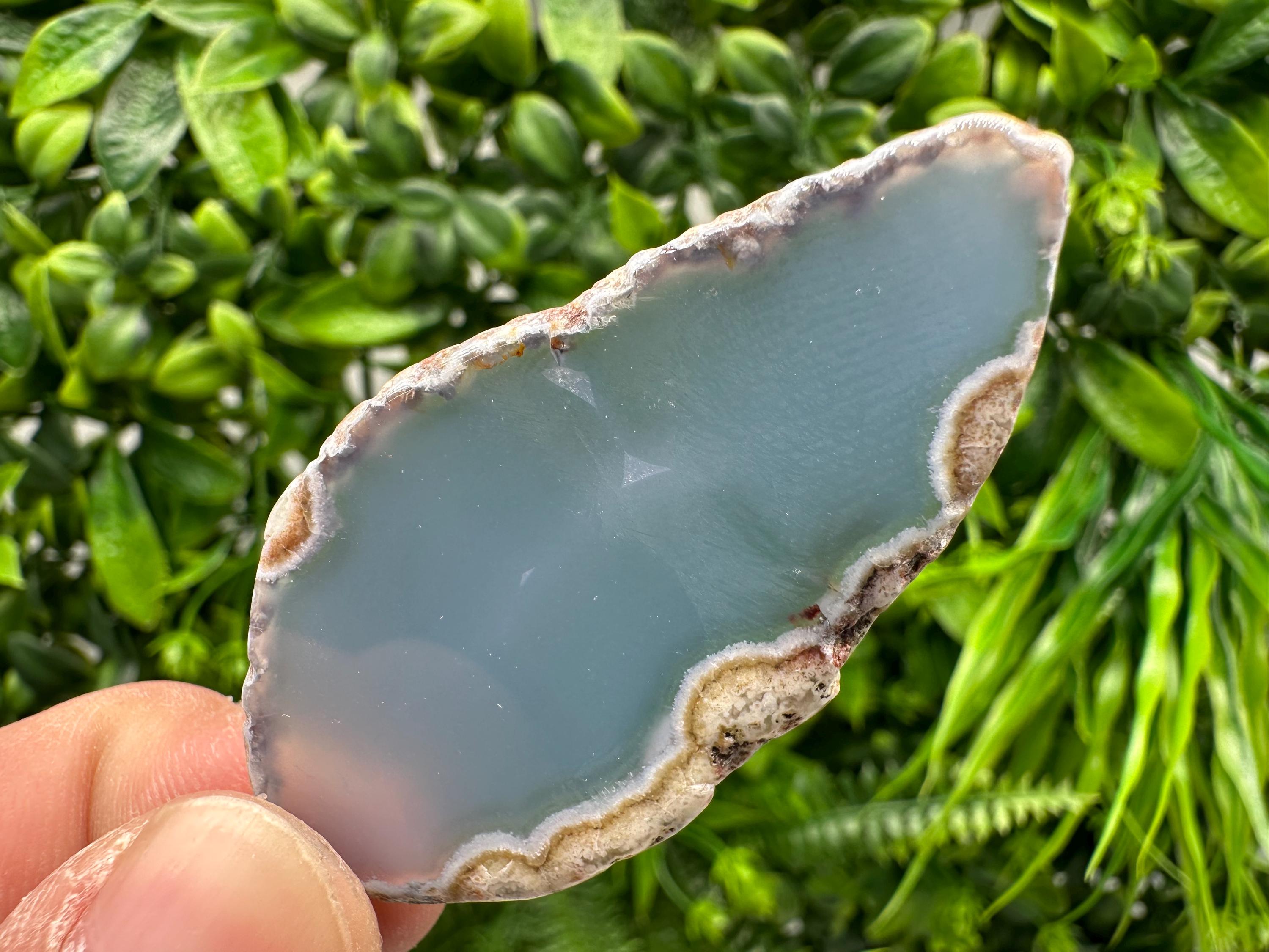 Polished Agate Slice: Spiritual Healing Crystal Coaster (3/6 cm)