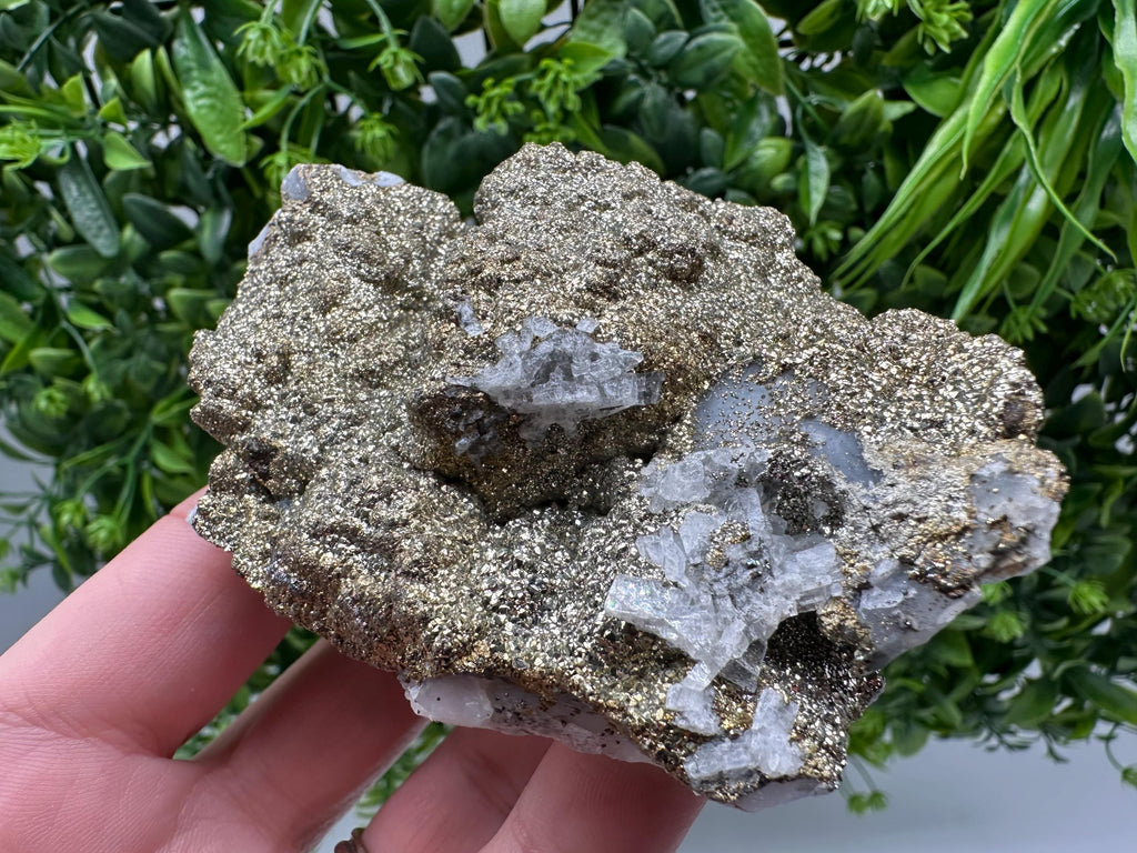 Marcasite Cluster on Chalcedony, Bulgaria Mineral Specimen