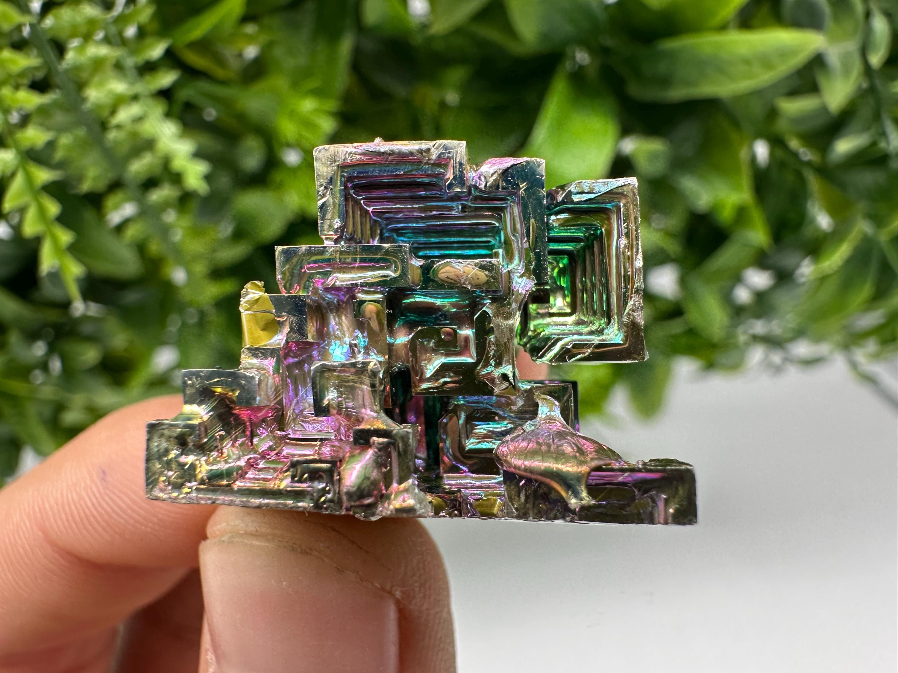Rainbow Bismuth Crystal: Rare Gemstone Specimen,wholesale Bismuth