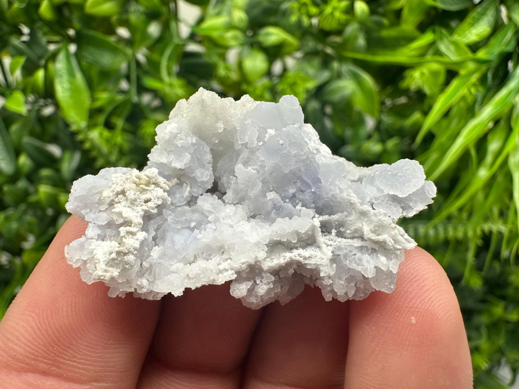 Rare Light Blue Chalcedony Specimen, Bulgarian Mineral Stone Decor