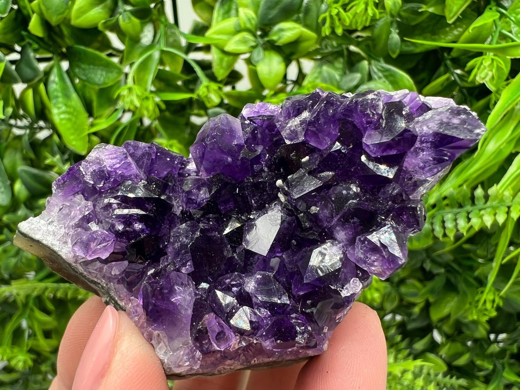Uruguay Amethyst Crystal: Purple Quartz Home Decor, Energy Stone