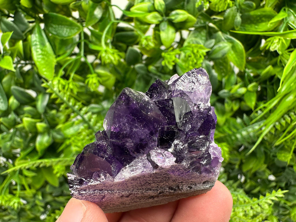 Uruguay Amethyst Crystal: Purple Quartz Home Decor, Energy Stone