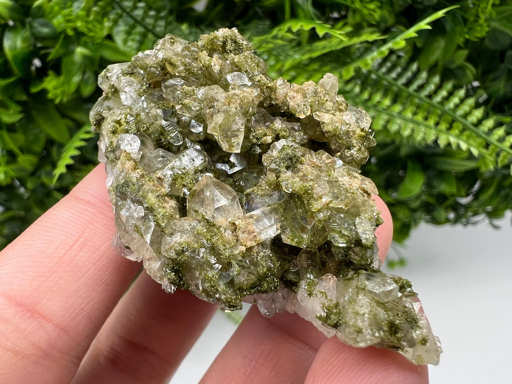 Stunning,Epidote with Quartz from Hakkari Turkey,Rainbow EPIDOTE,Mineral,Collection,Collection’s,GIFT,Epidote Crystal,Epidote from Turkey