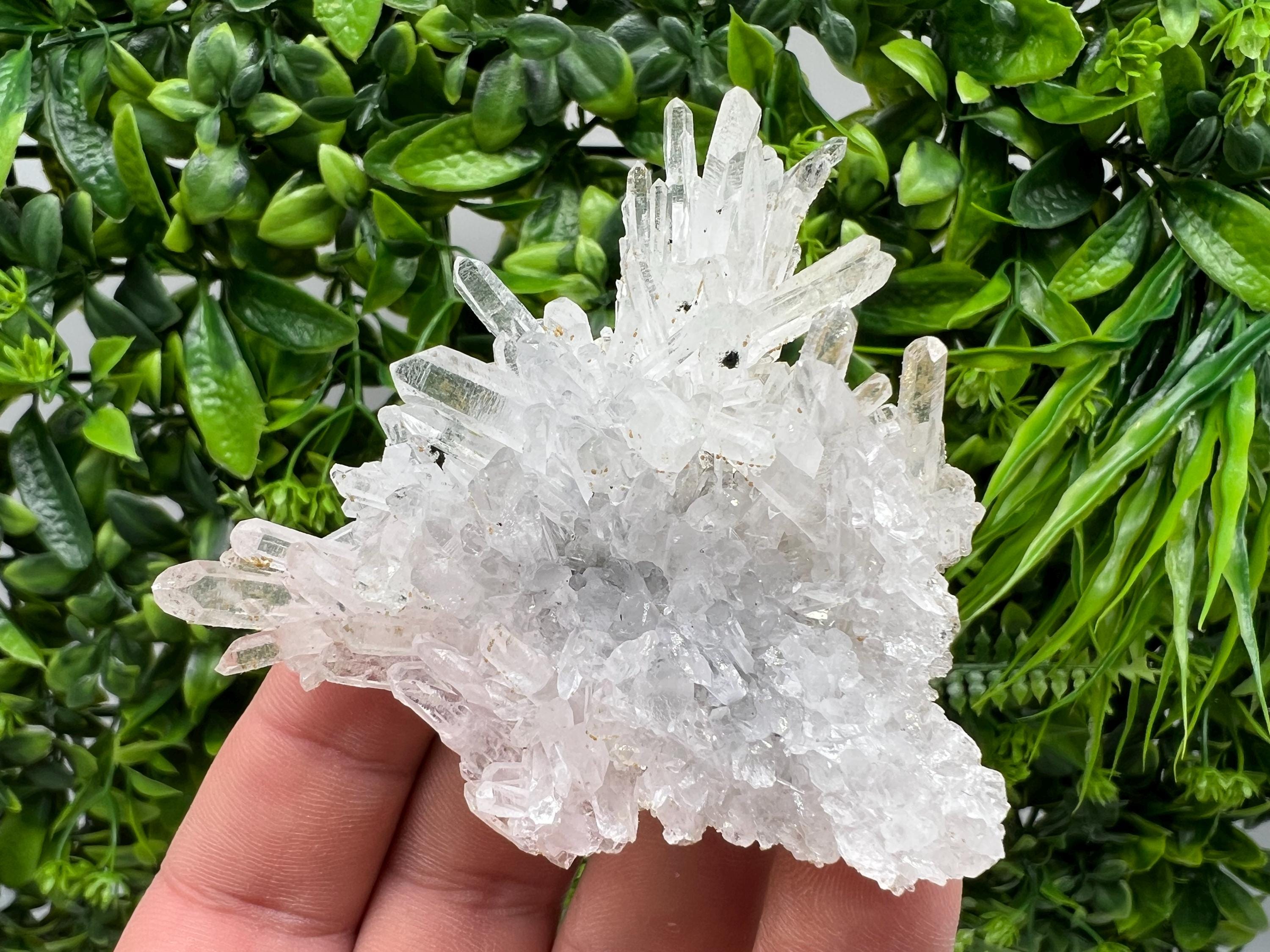 Transparent Quartz on Chlorite Matrix, Bulgaria Mineral Specimen