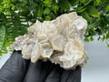 Calcite on Quartz,Chlorite from Borieva mine,Madan,Bulgaria,mineral specimen,collected crystal,geological minerals,collecting crystal