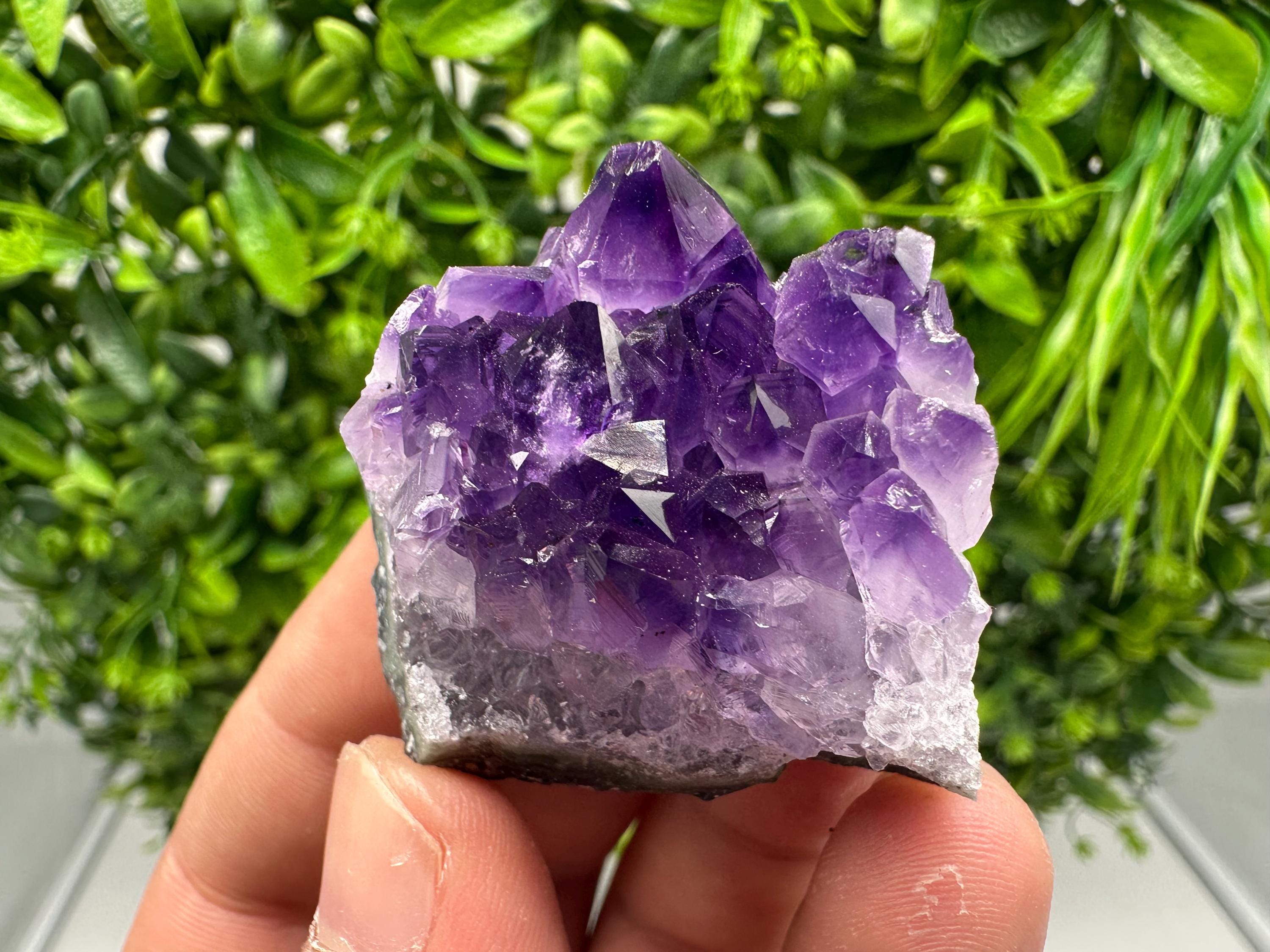 Purple Amethyst Crystal from Uruguay: Home Decor, Energy Stone