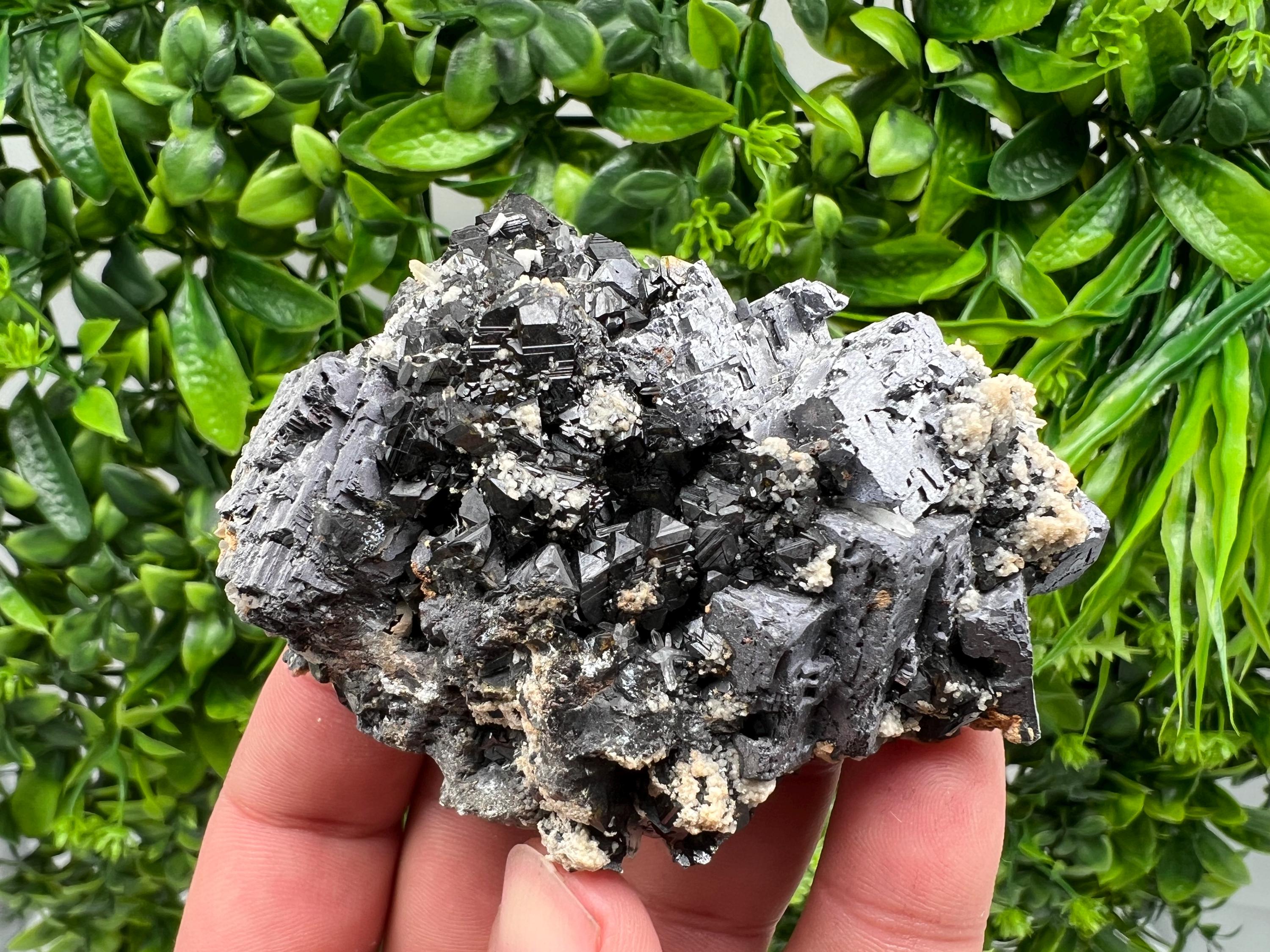 Skeleton Galena Cluster: Rare Morphology Crystal Mineral Souvenir