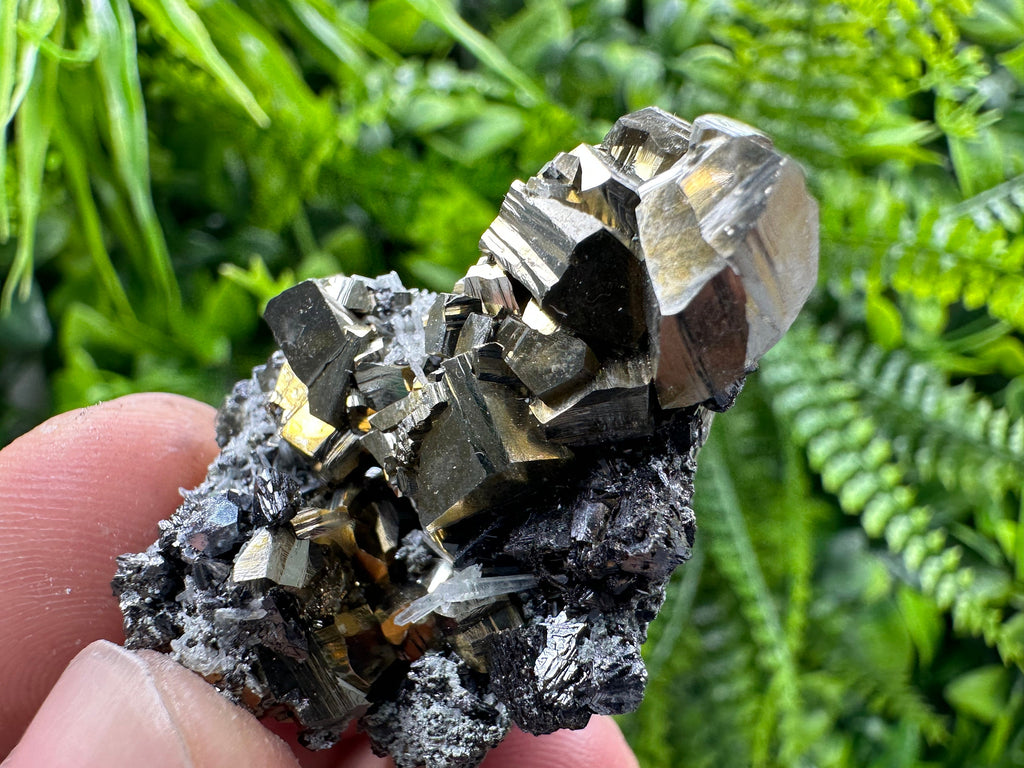 Pyrite Galena Sphalerite Quartz Mineral Specimen, Borieva Mine Bulgaria