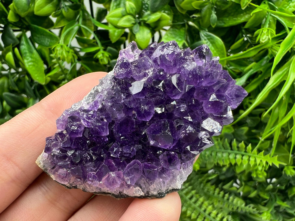 Uruguay Amethyst Crystal: Purple Quartz Home Decor, Energy Stone
