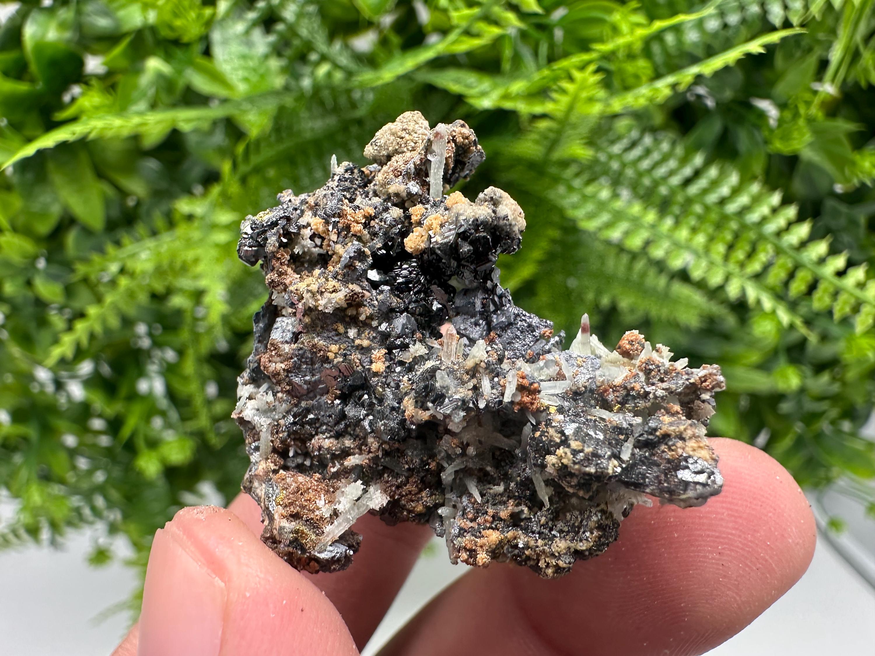 Galena Sphalerite Quartz Calcite Mineral Specimen, Madan Bulgaria