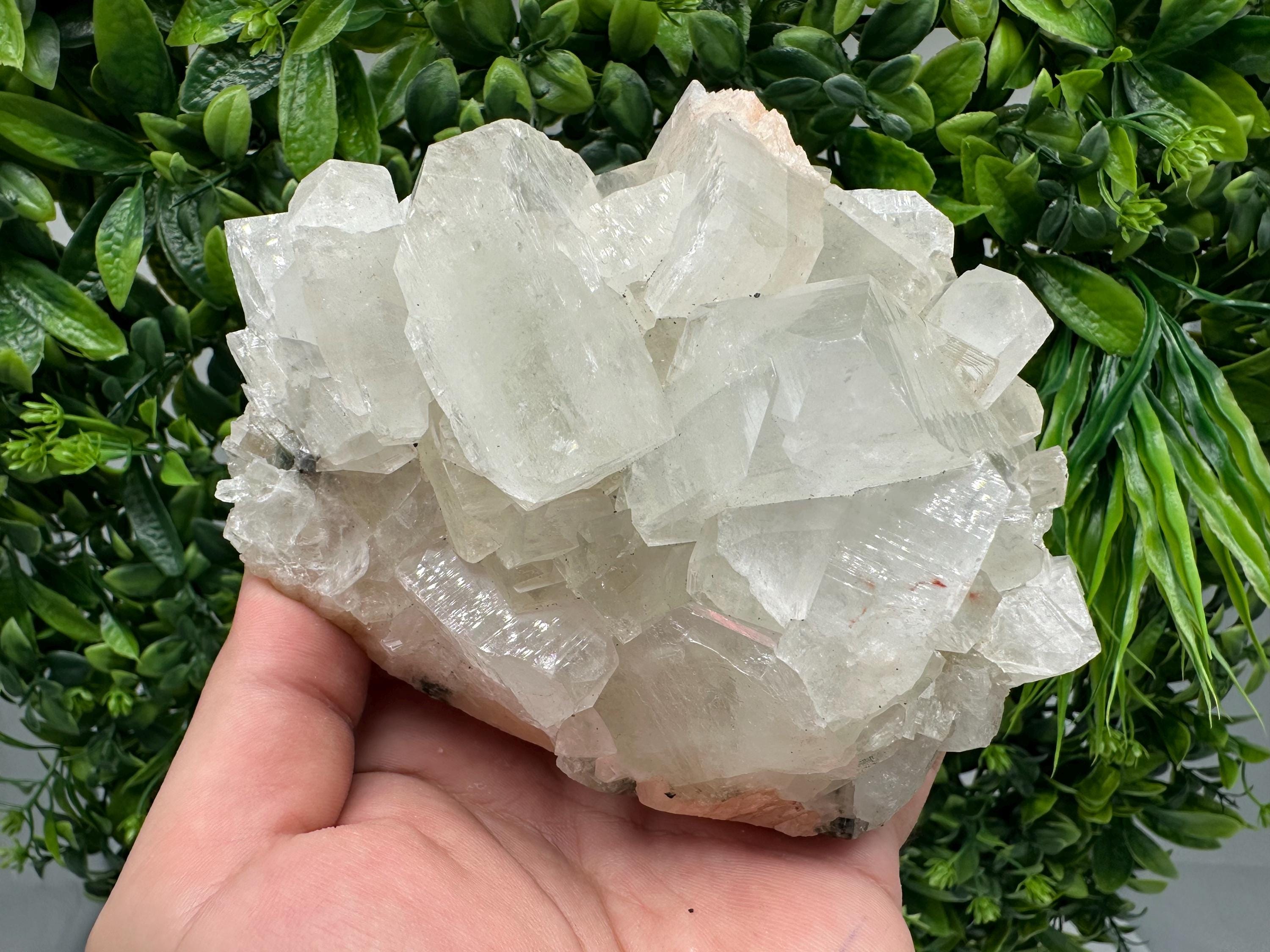 STUNNING Apophyllite,Stilbite,on CHALCEDONY,natural,collection minerals specimen,India ,Mineral,Crystal,Stone Mineral Specimen India Crystal