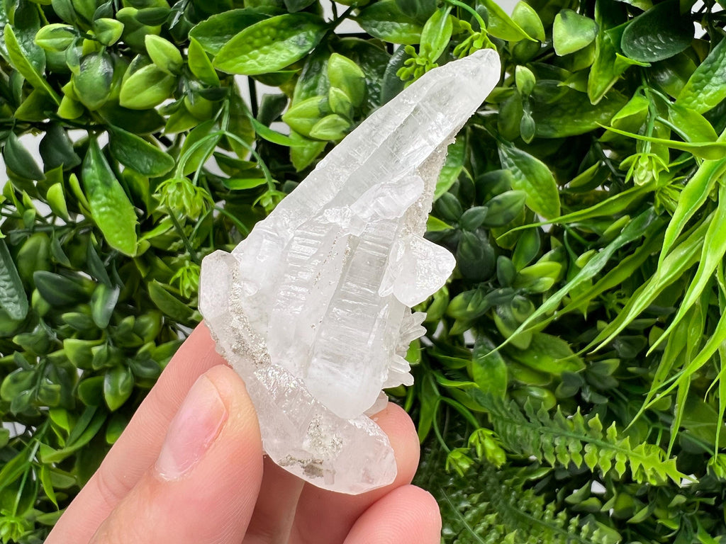 Wonderful Transparent Quartz on Chlorite Matrix,From Borieva mine,Madan,Bulgaria,Quartz,Quartz crystal,mineral specimen,collection quartz