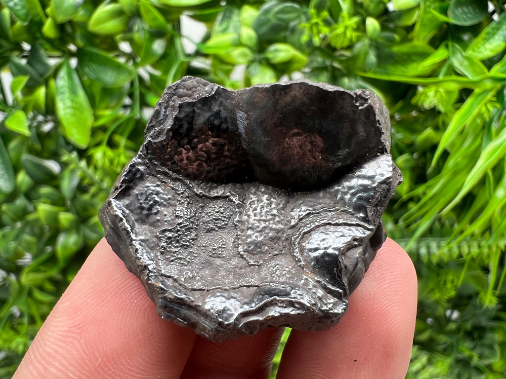 Moroccan Black Botryoidal Hematite Specimen: Chakra Reiki Crystal
