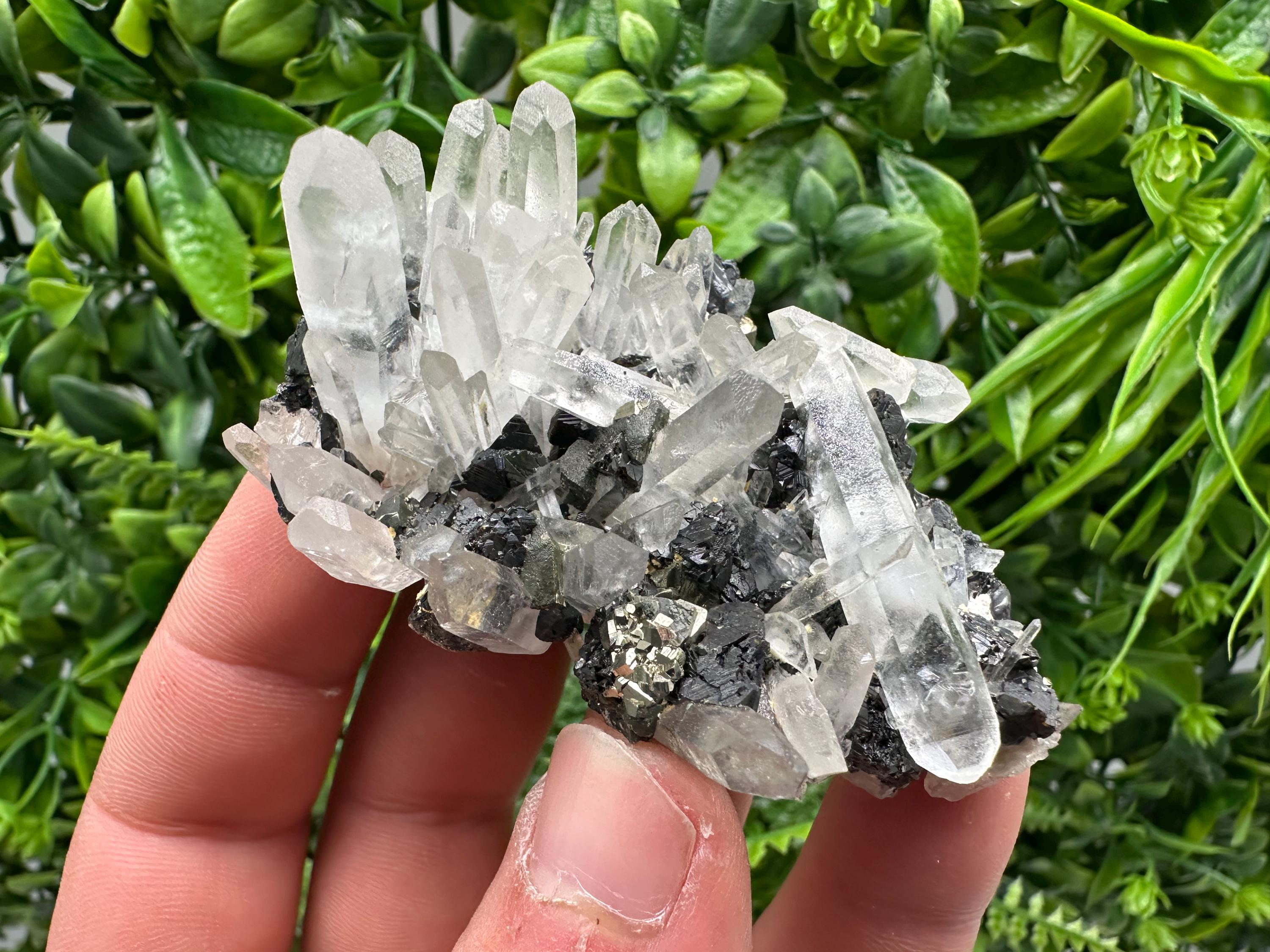Quartz Sphalerite Chalcopyrite Mineral Specimen, Madan Bulgaria