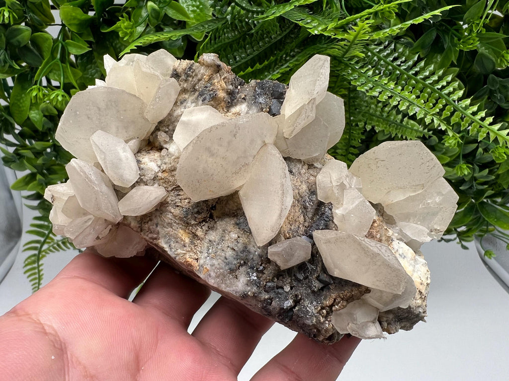 Natural Calcite Cluster: Bulgaria Mineral Specimen, Home Decor Stone
