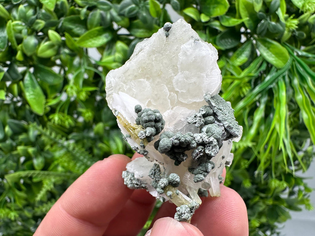 UV Reactive Mangano Calcite Cluster, Bulgaria Crystal Decor