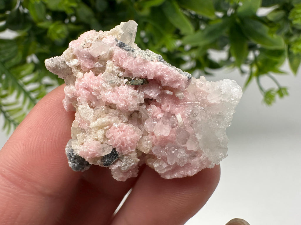 Pink Rhodochrosite Crystal: Starnica Mine, Bulgaria, Home Decor