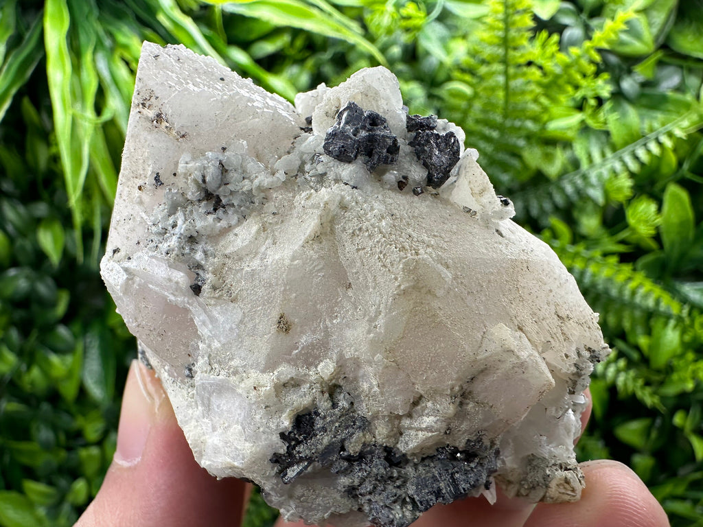 UV Fluorescent Calcite Cluster, Natural Minerals from Borieva Bulgaria