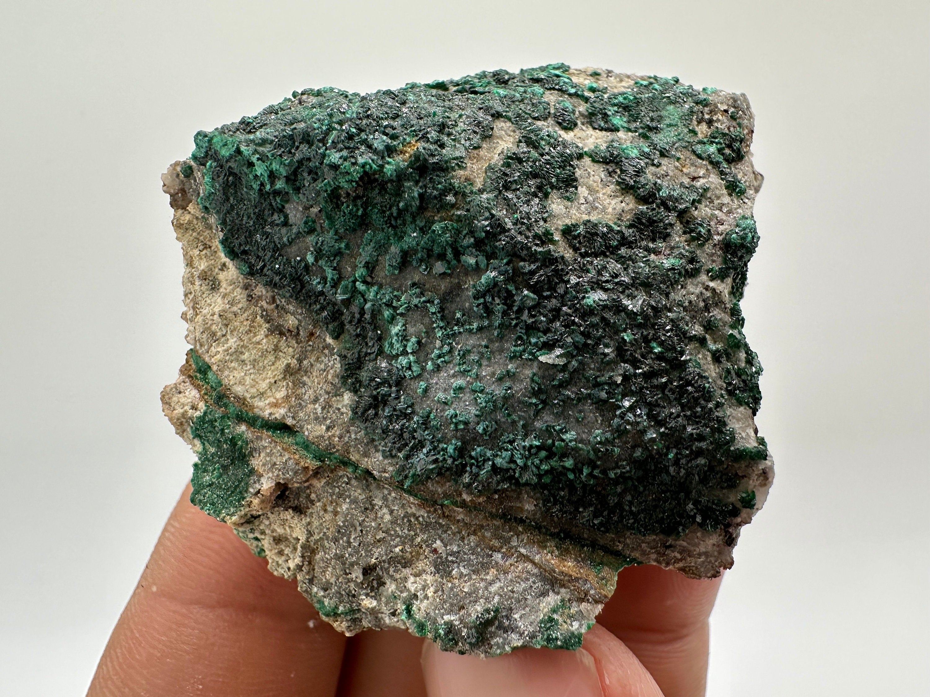 Congo Malachite Crystal, Green Mineral Specimen (5/3/5cm)