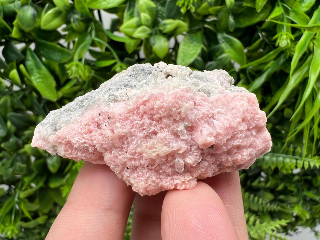 Pink Rhodochrosite Crystal: Starnica Mine, Bulgaria, Home Decor Stone