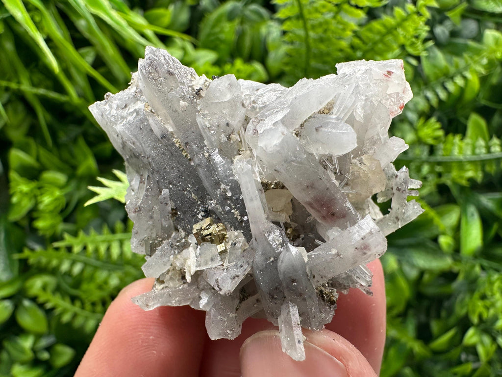 Quartz with Hematite and Pyrite, Krushev dol Mine Mineral Specimen
