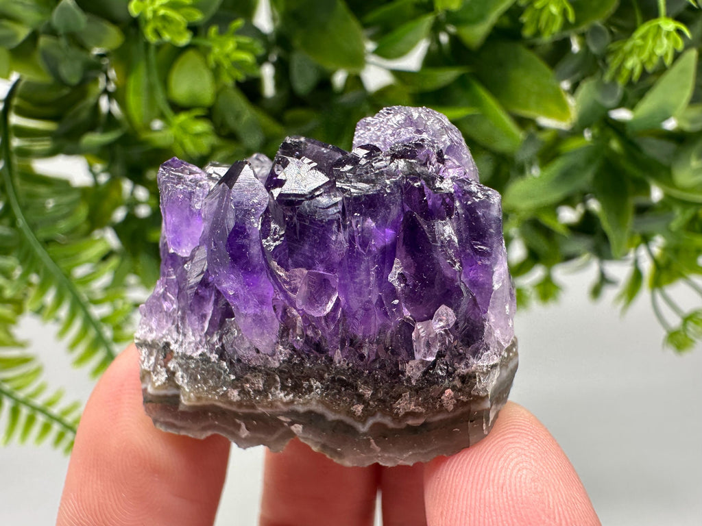 Uruguay Amethyst Crystal: Purple Quartz Home Decor, Energy Stone