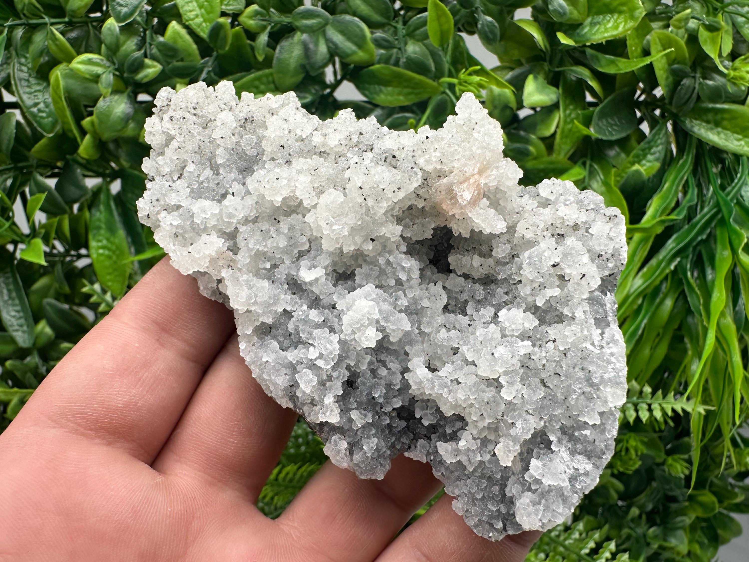 Natural Chalcedony Specimen: India Crystal Mineral, Home Decor