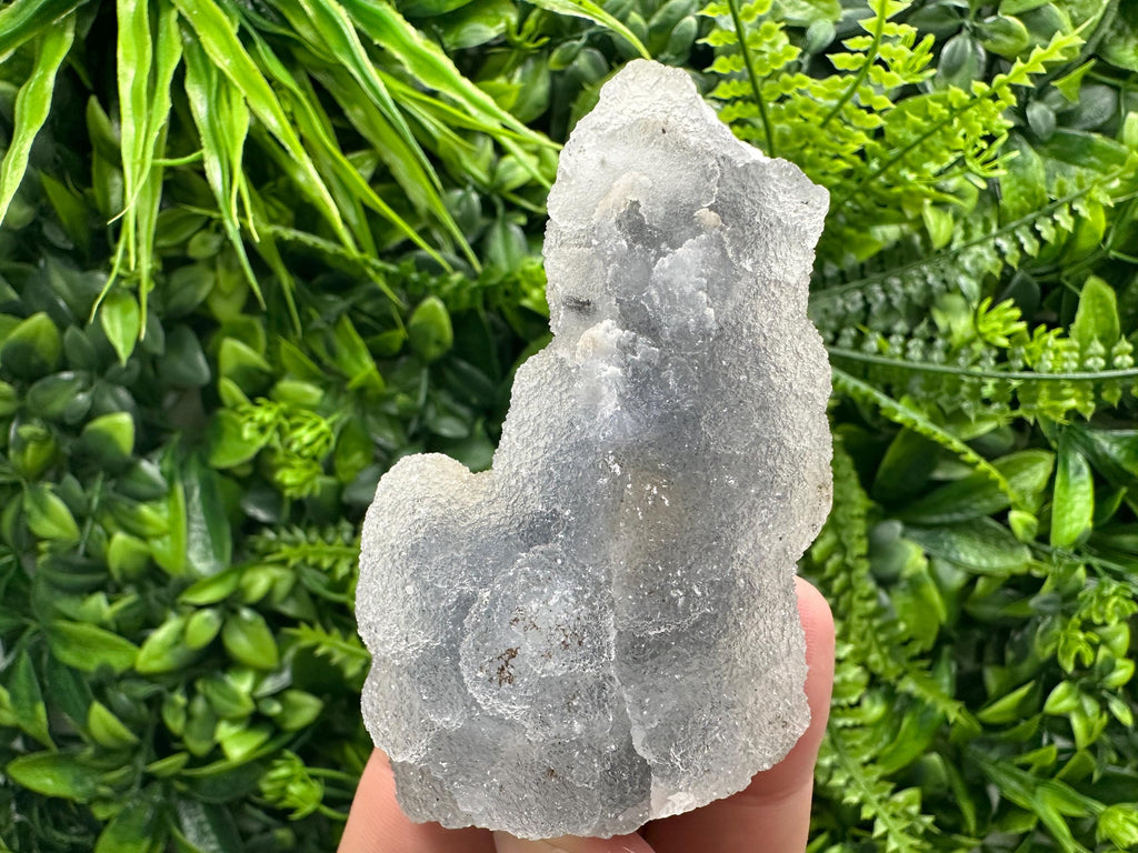Natural Chalcedony Specimen: India Crystal Mineral, Home Decor