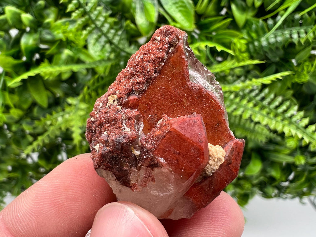 Stunning Red,Hematite Quartz,phantoms Red Quartz from Morocco,natural mineral specimen,collection crystal,collected Quartz,rare red Quartz