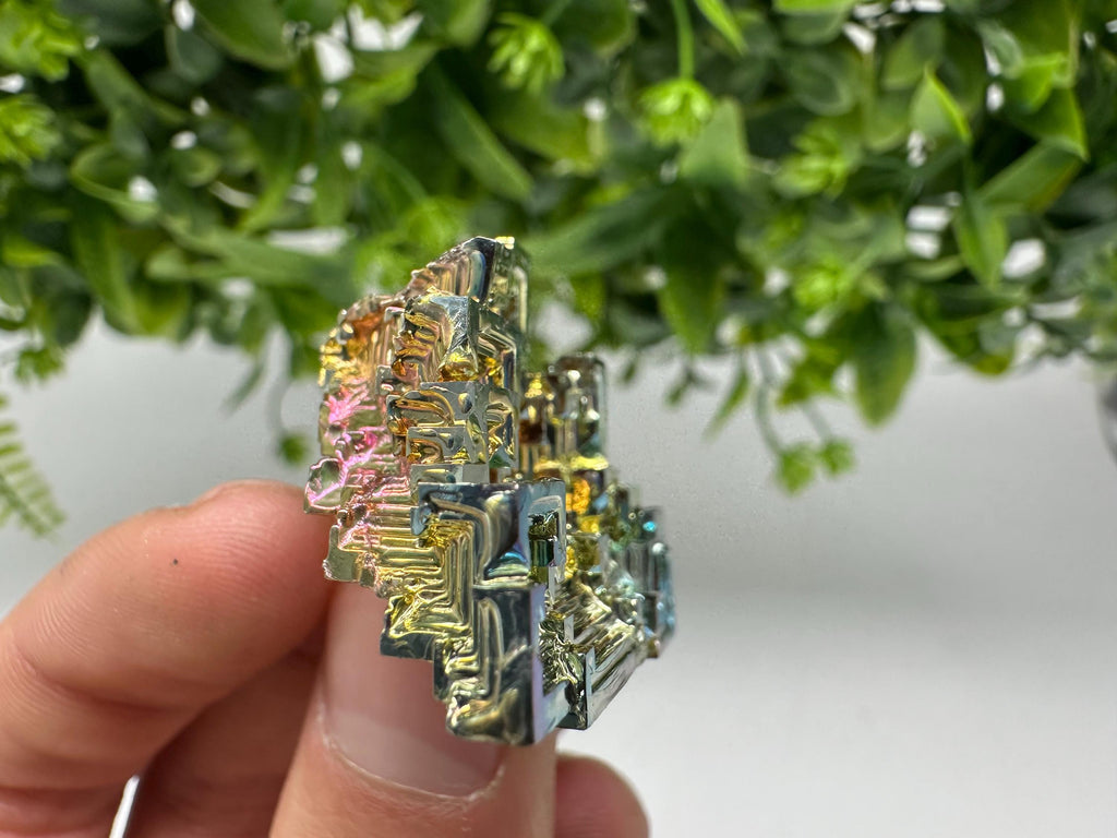 Rainbow Bismuth Crystal: Rare Gemstone Specimen,wholesale Bismuth