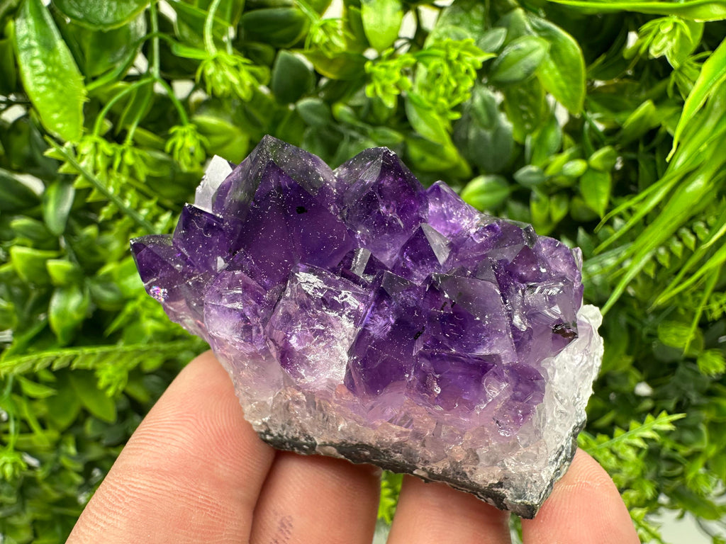 Uruguay Amethyst Cluster: Purple Quartz Crystal, Home Decor