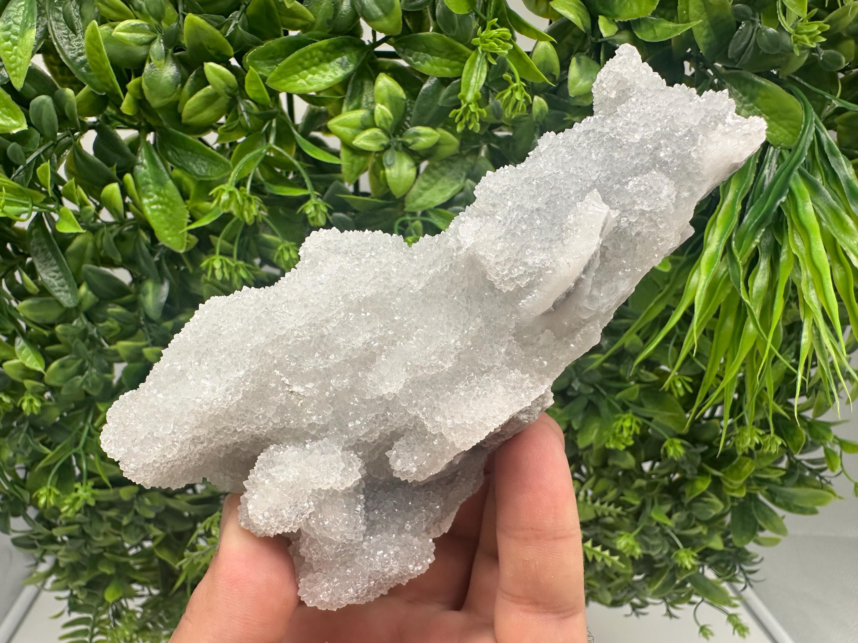 Chlorite Included Quartz Chalcedony Mineral Specimen, Bulgaria