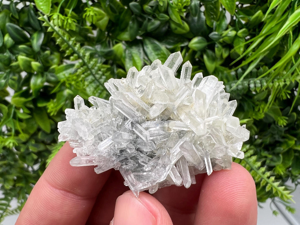 Transparent Quartz Cluster, Borieva Mine Mineral Specimen