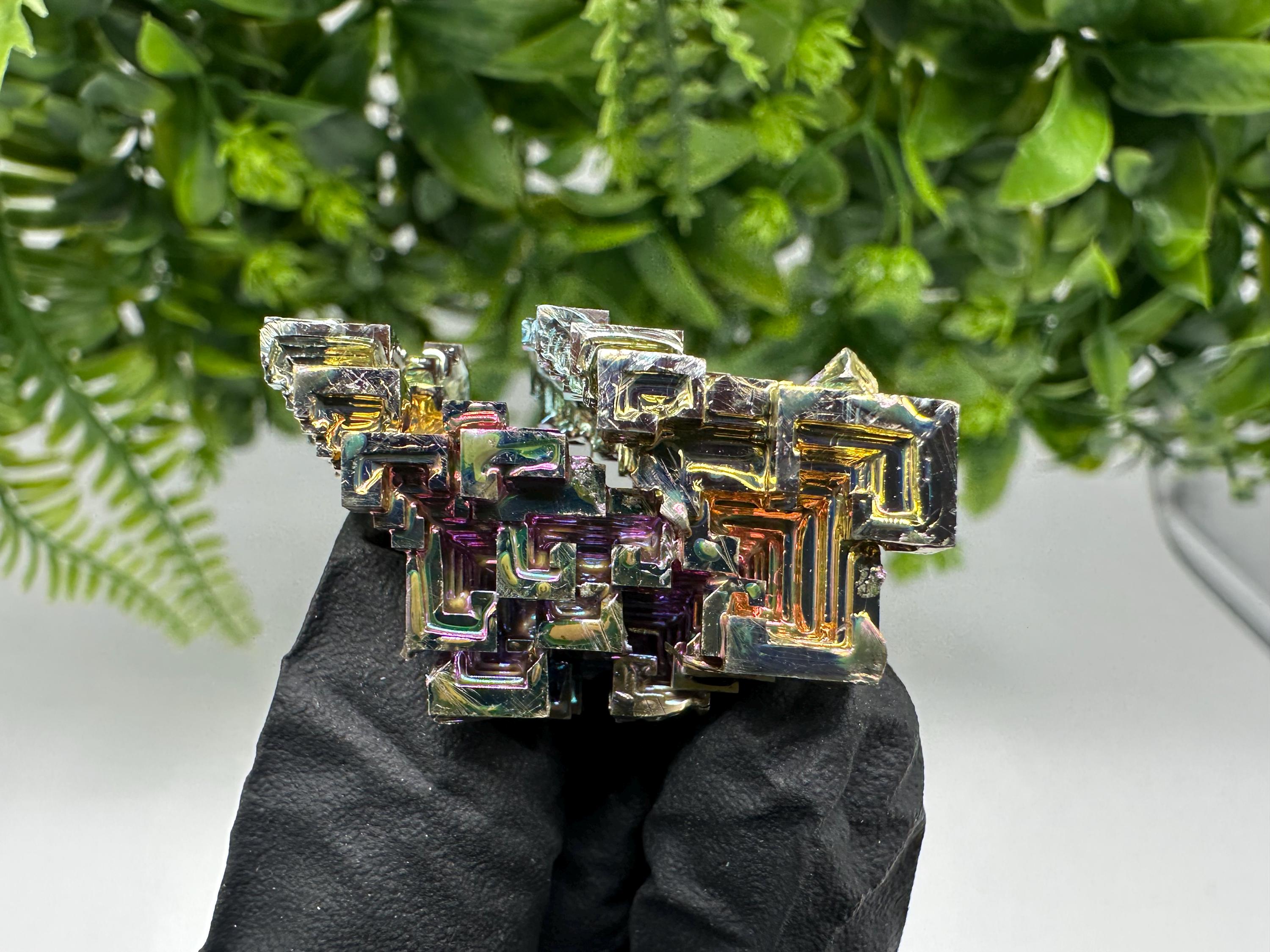Rainbow Bismuth Crystal: Rare Gemstone Specimen,wholesale Bismuth